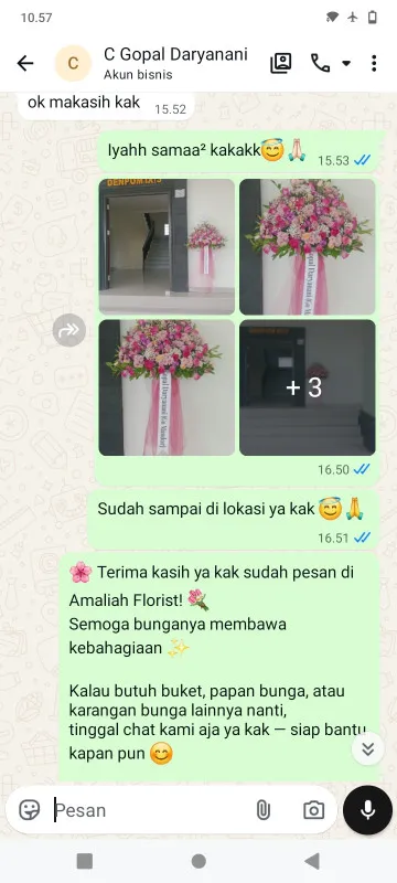 Pengiriman Karangan Bunga Isola Sukasari